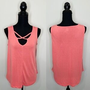 A.N.A Sugar Coral Sleeveless Women's Top (Petite M)